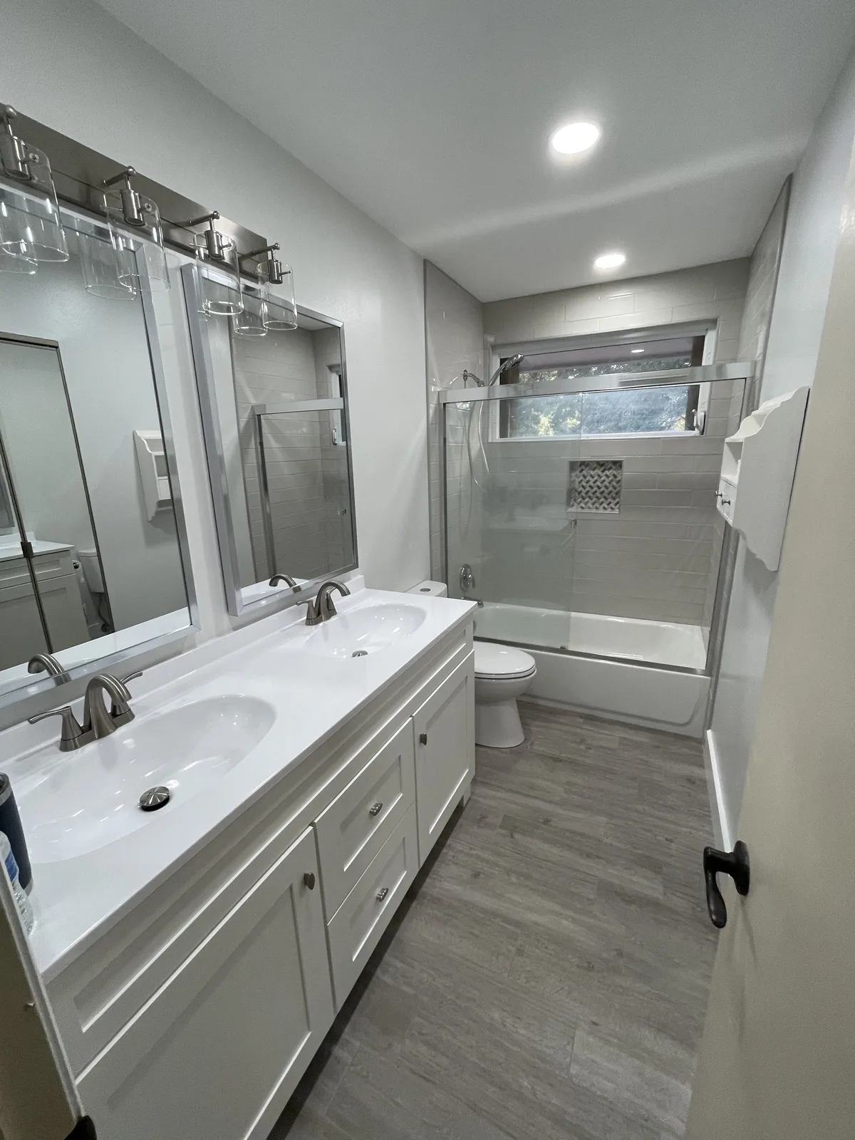 Curbless walk-in shower remodel for aging-in-place in Pembroke Pines, FL